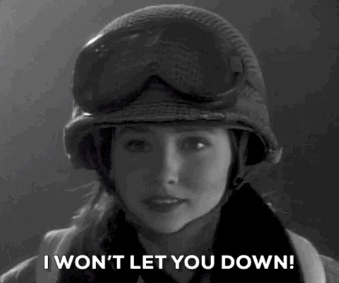 I wont let you down