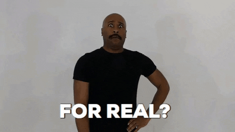 Man surprised